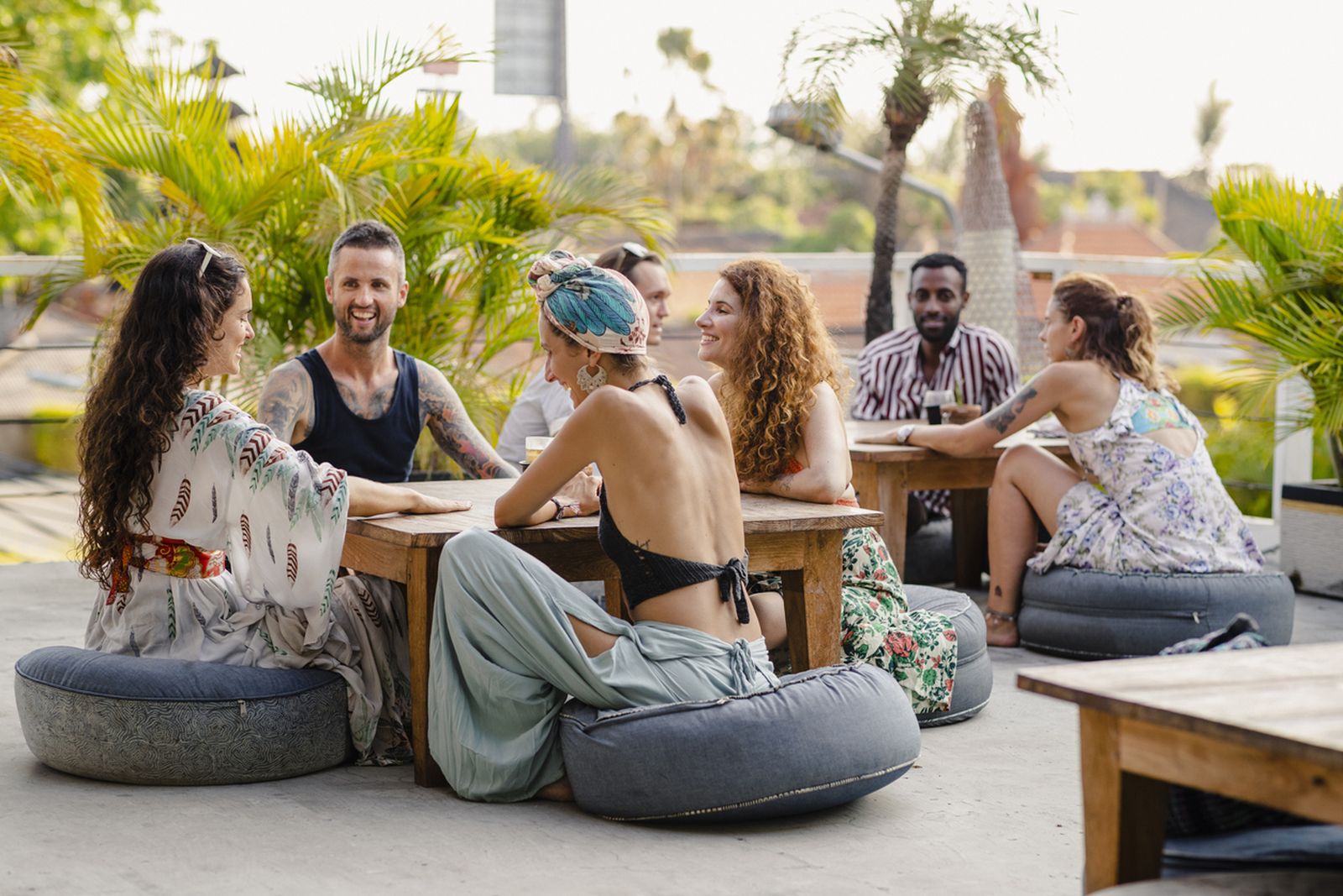 puff toque teteria arabe hogar terraza