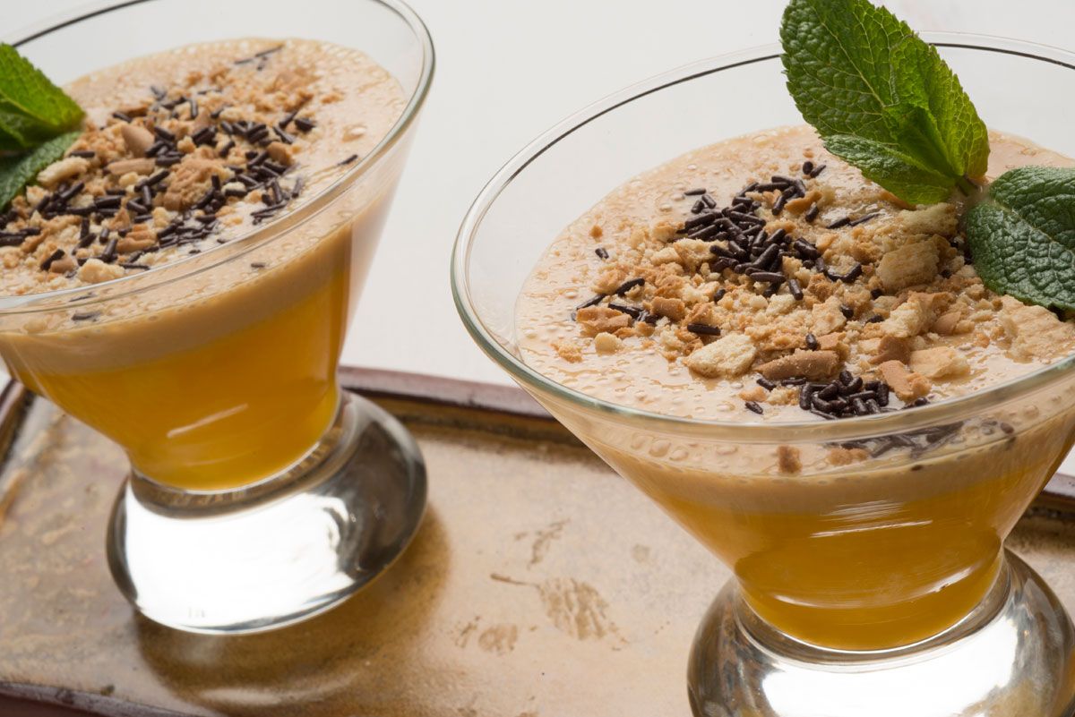 5544 2 Copas gelatina naranja flan (929) xl