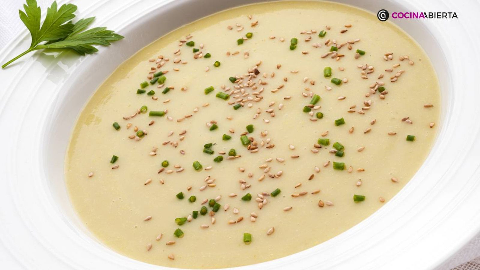 KARL7057 Crema pera puerro mijo