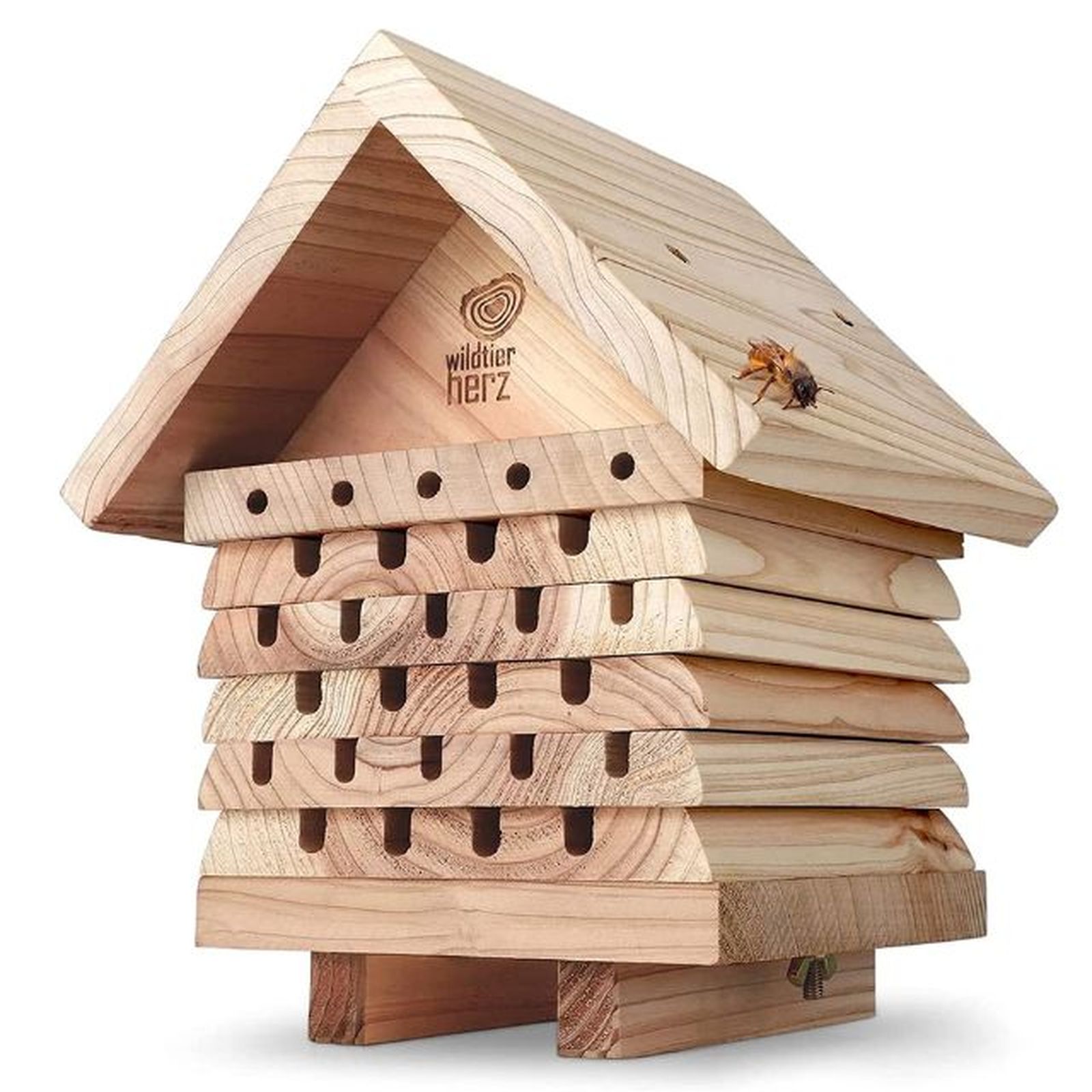 hotel para insectos wildtier herz