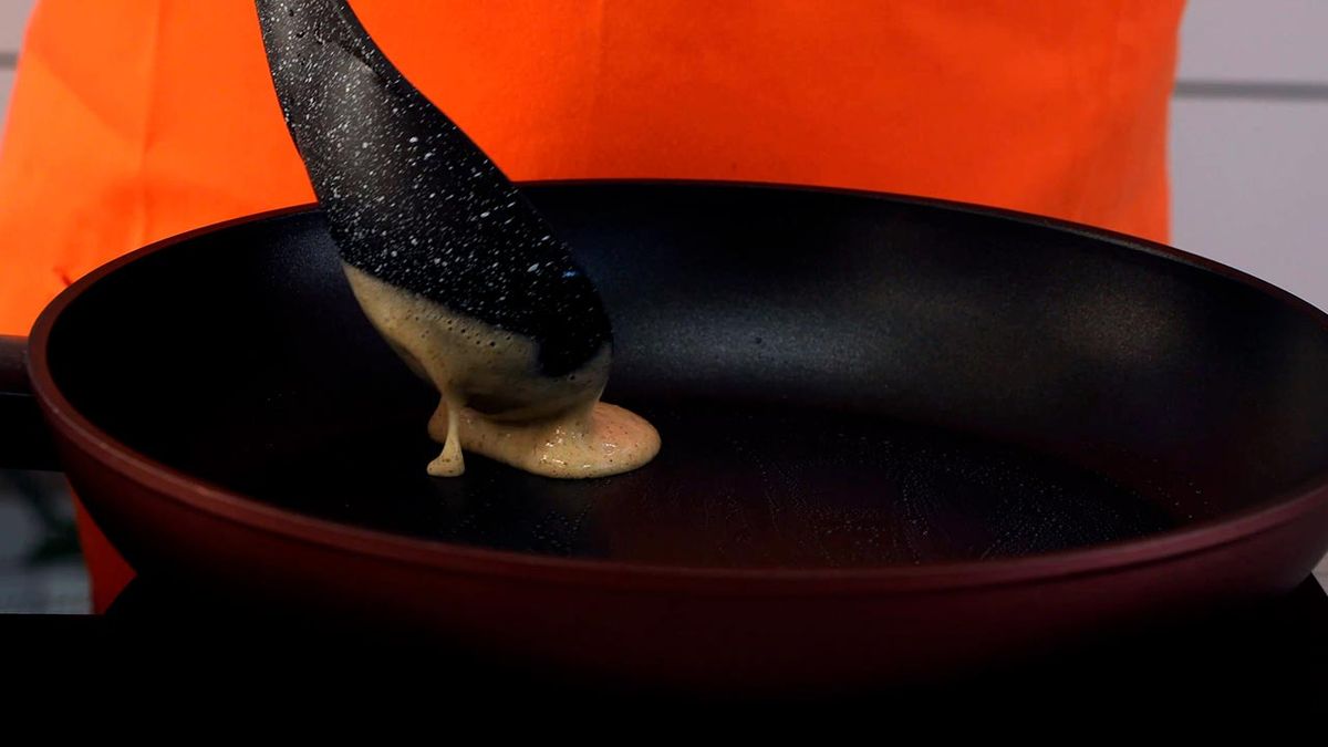 Receta de tortitas de plátano   paso 4