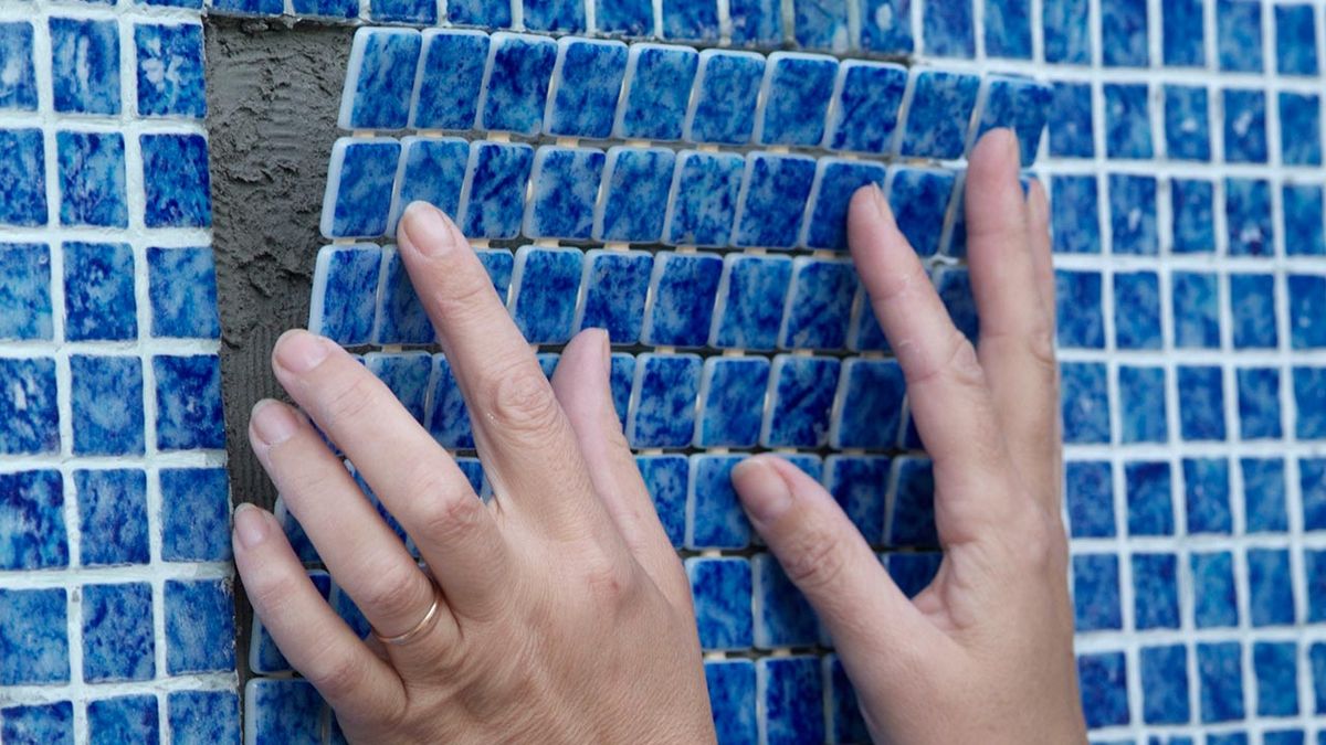 Reparación de grieta en piscina de gresite paso 8