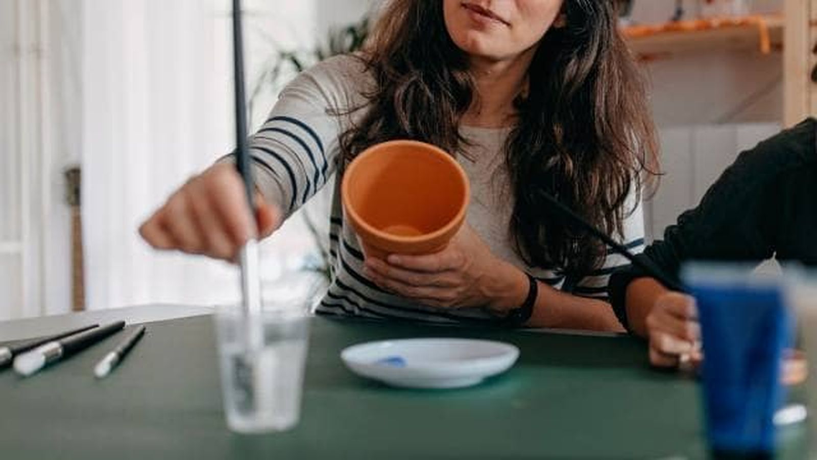 como pintar macetas de barro 2 como pintar macetas de barro 2