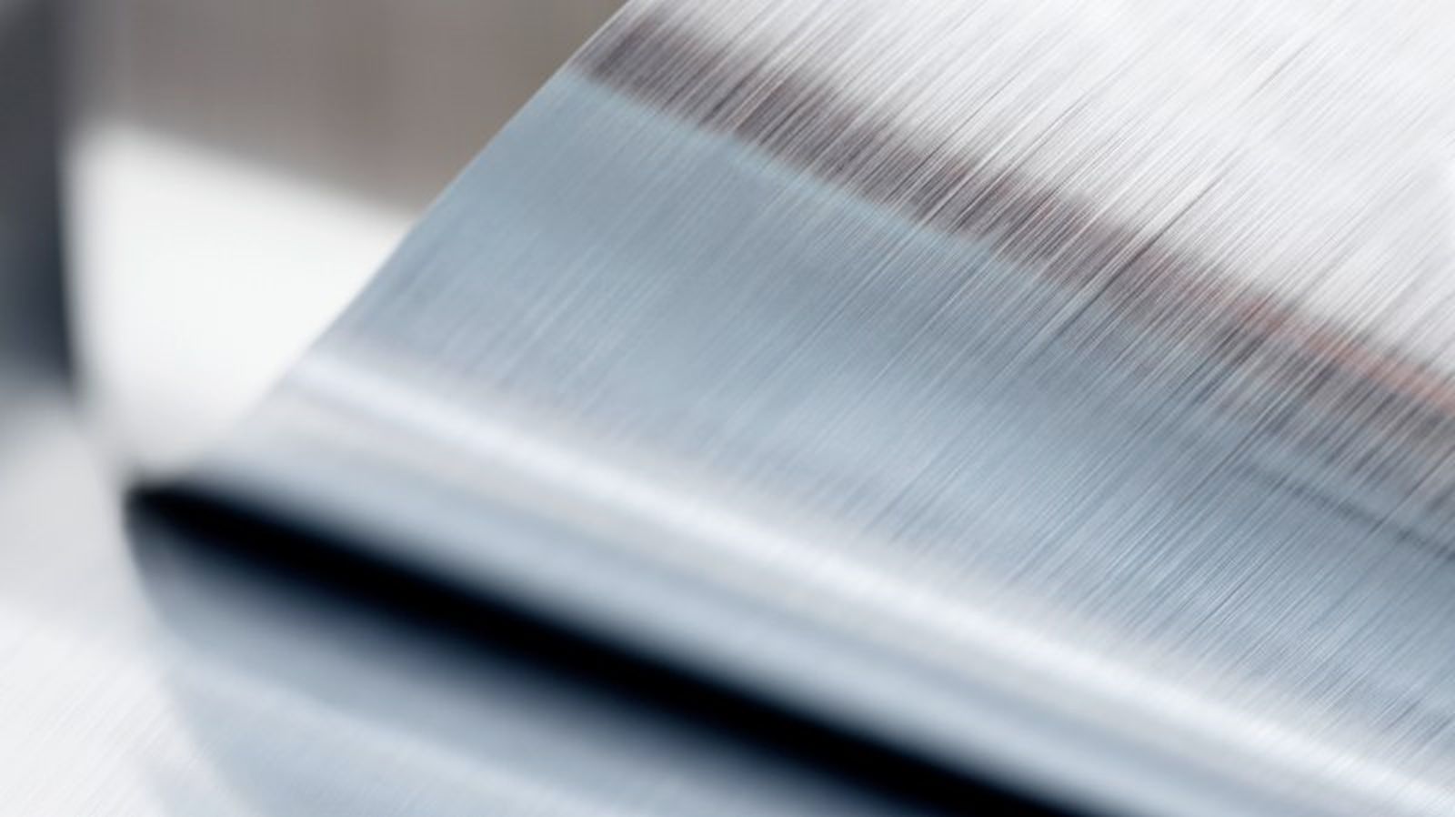 Una lamina de aluminio
