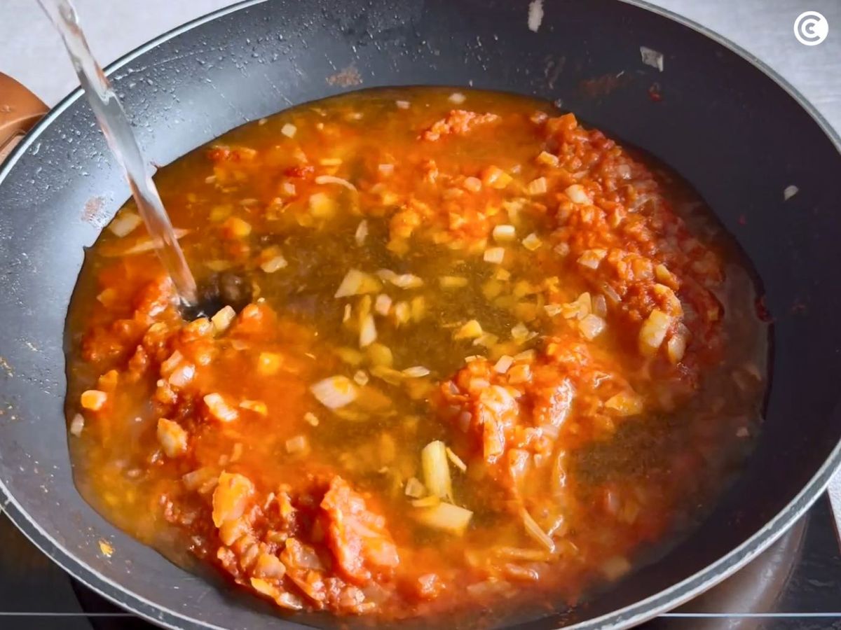 Salsa para calamares rellenos