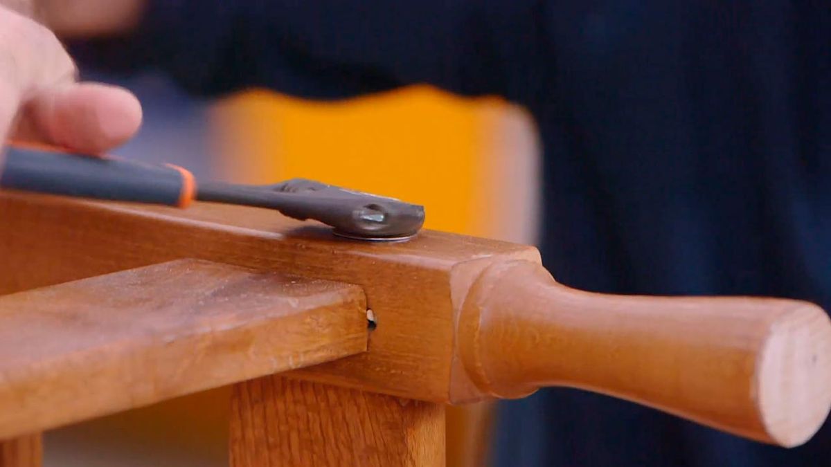 Cómo hacer un sillón provenzal con un cabecero paso 10