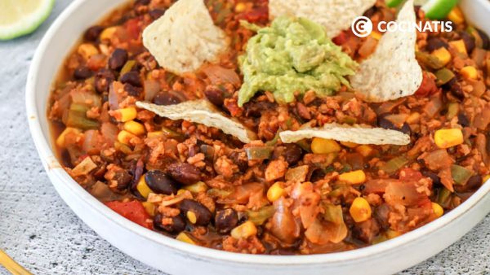 receta chili vegano paso 6 receta chili vegano paso 6