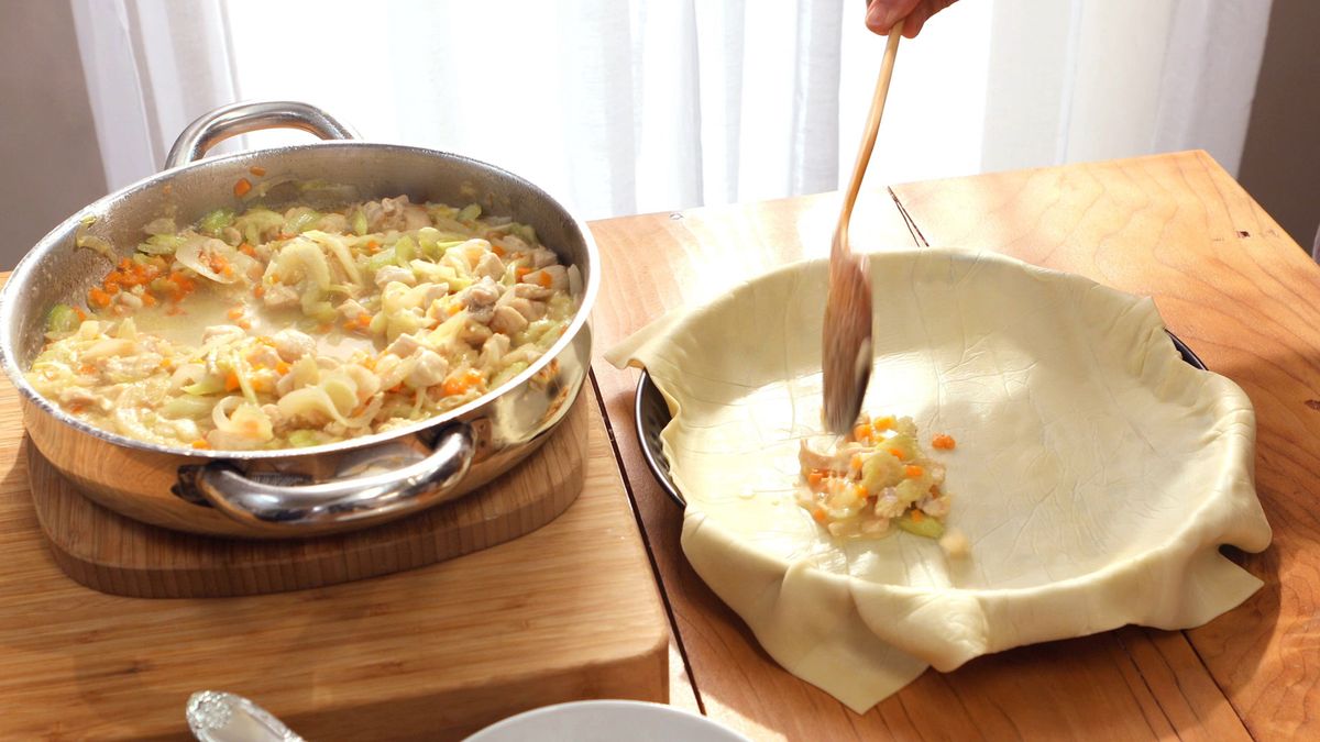 Pastel de pollo   Paso 2