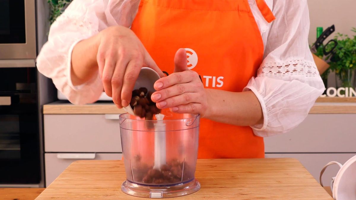 Receta de trufas saladas de salmón   paso 1