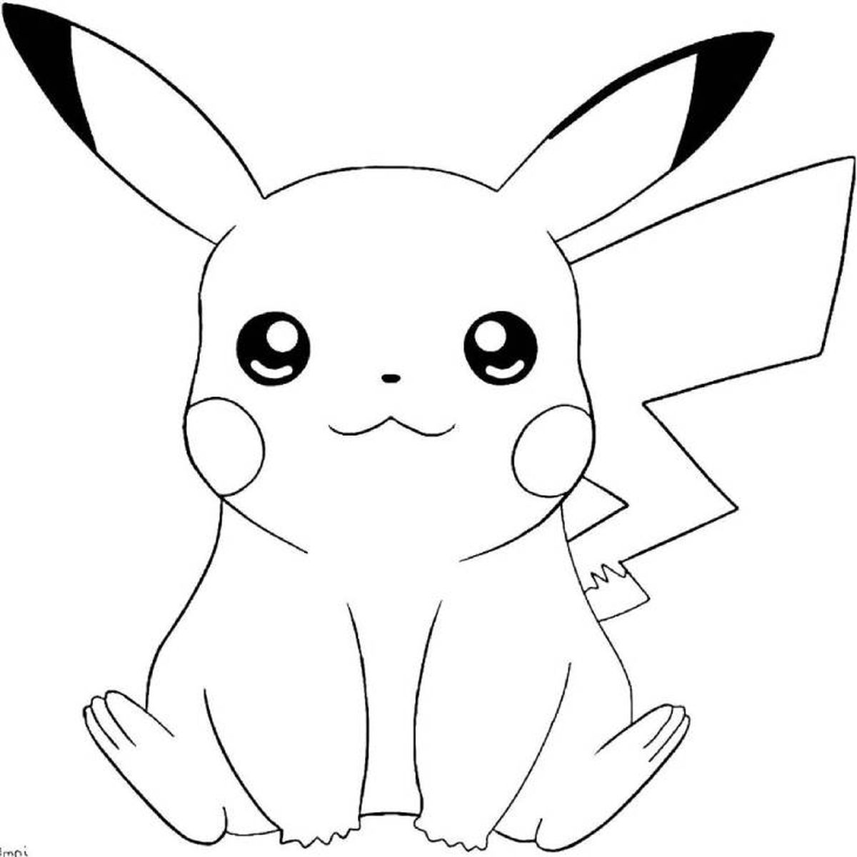 Pikachu para pintar