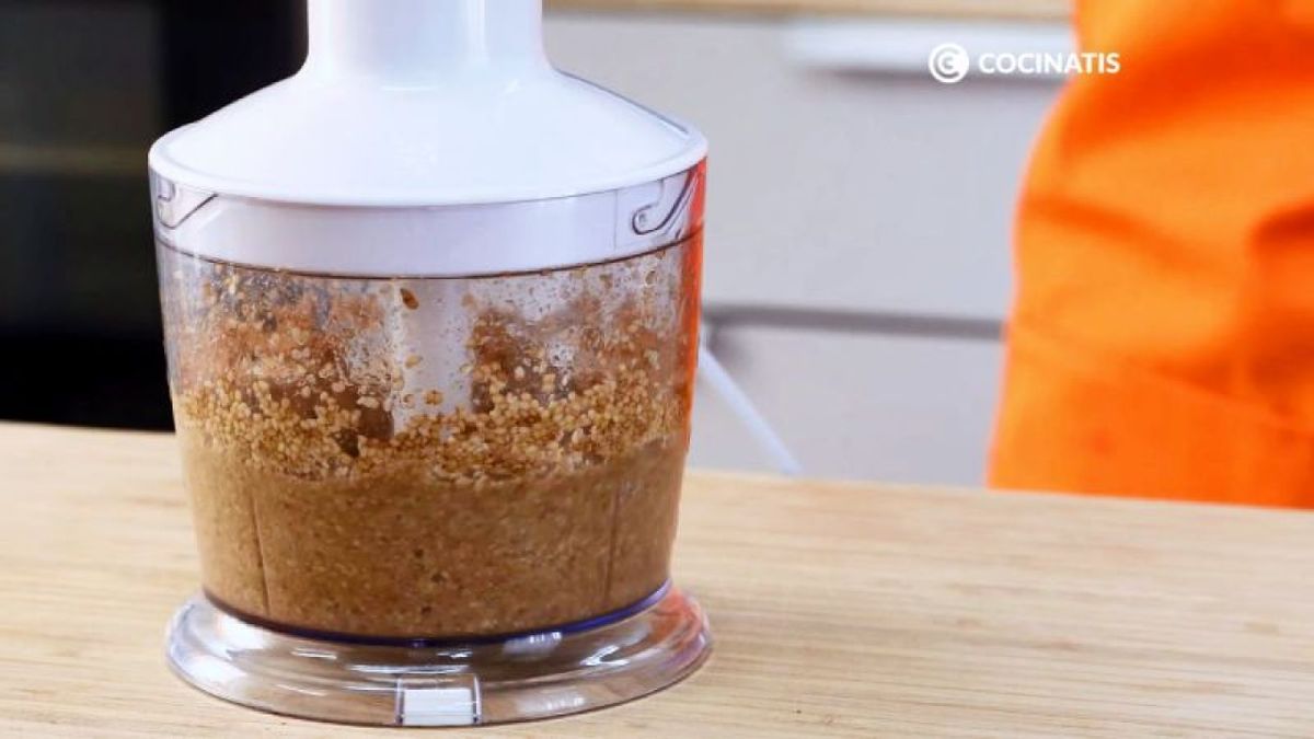 Trituramos las semillas de sésamo