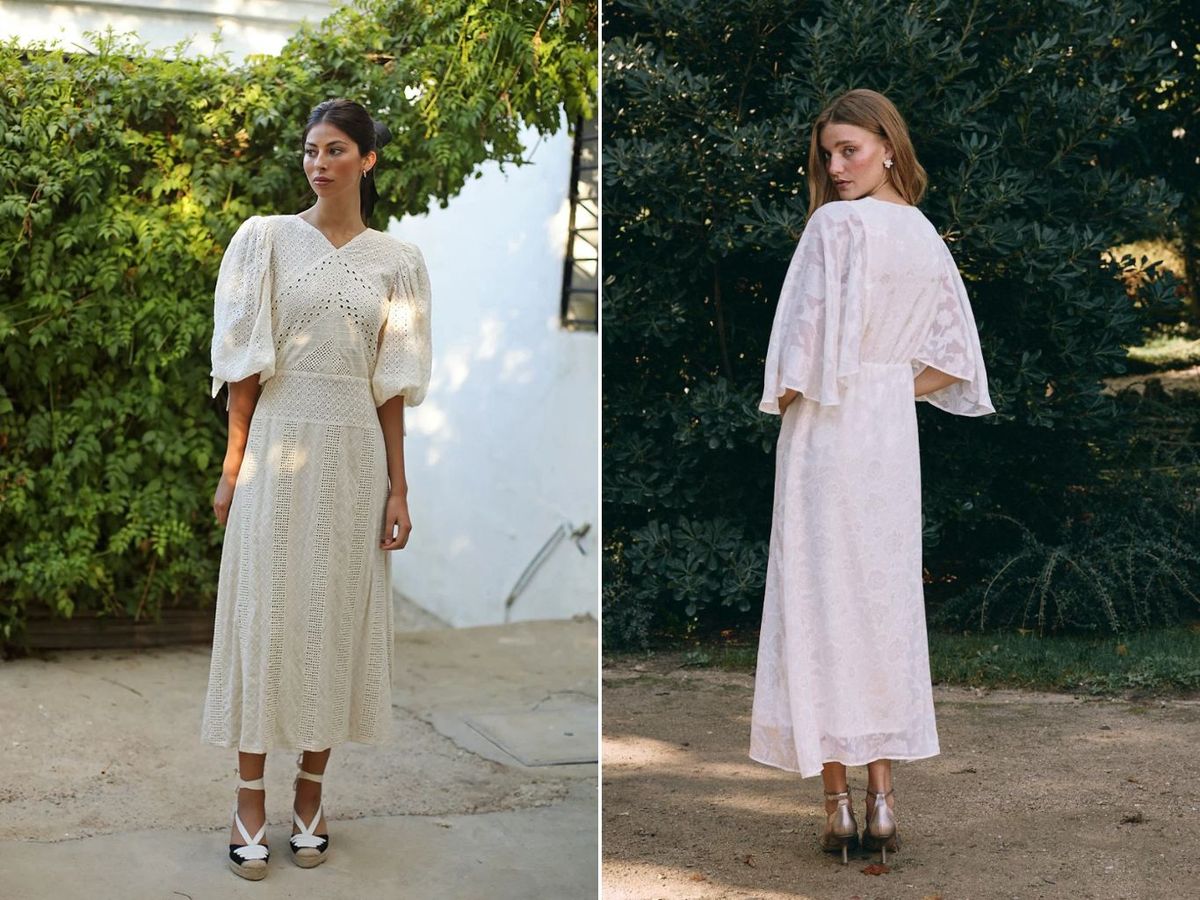 De izq. a drcha.: Vestido Enzo y Lisandra. / Fotos: Panambi Collection y Polin et moi.