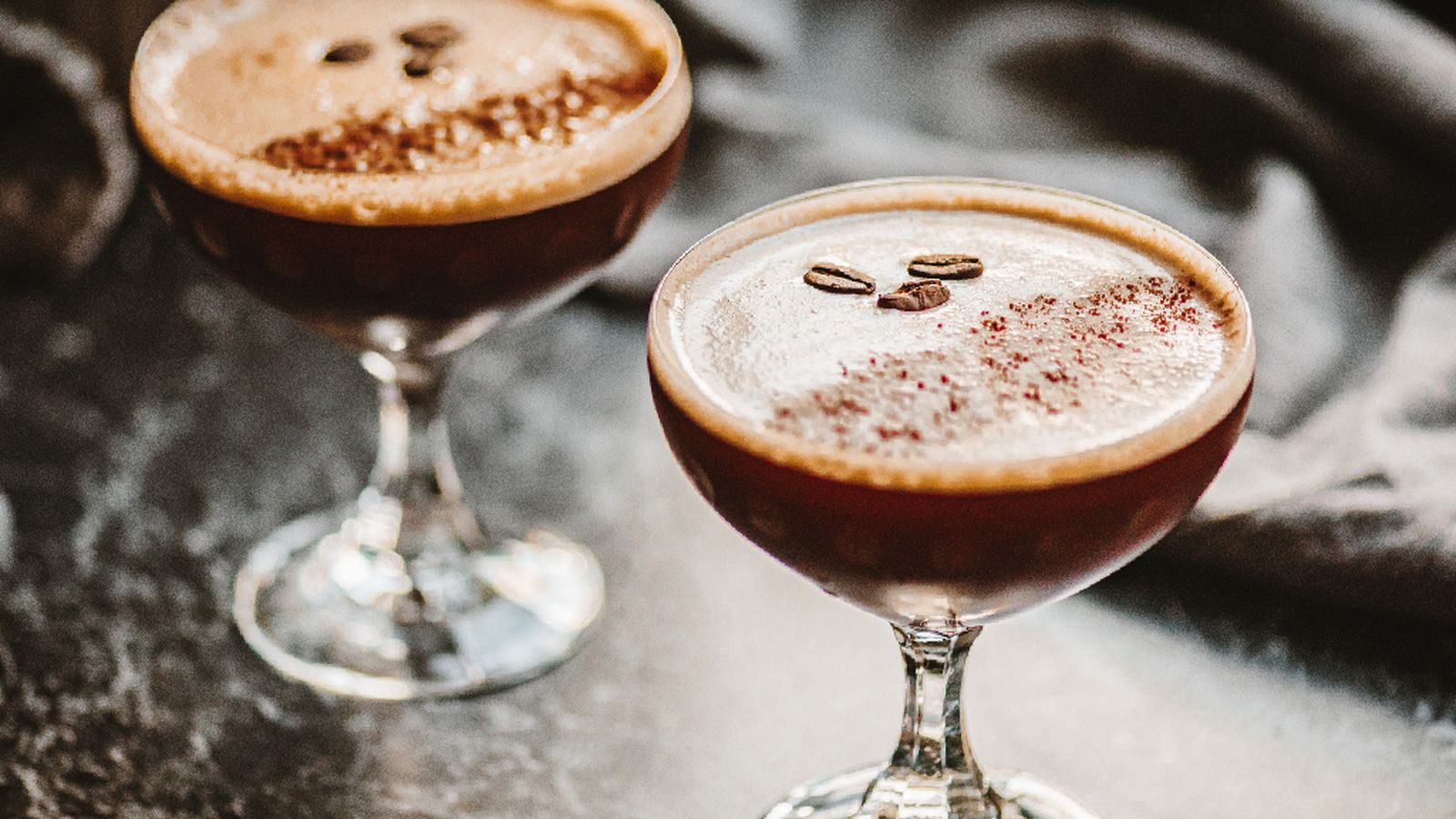 Un espresso martini, clásico en todas las cartas de cócteles
