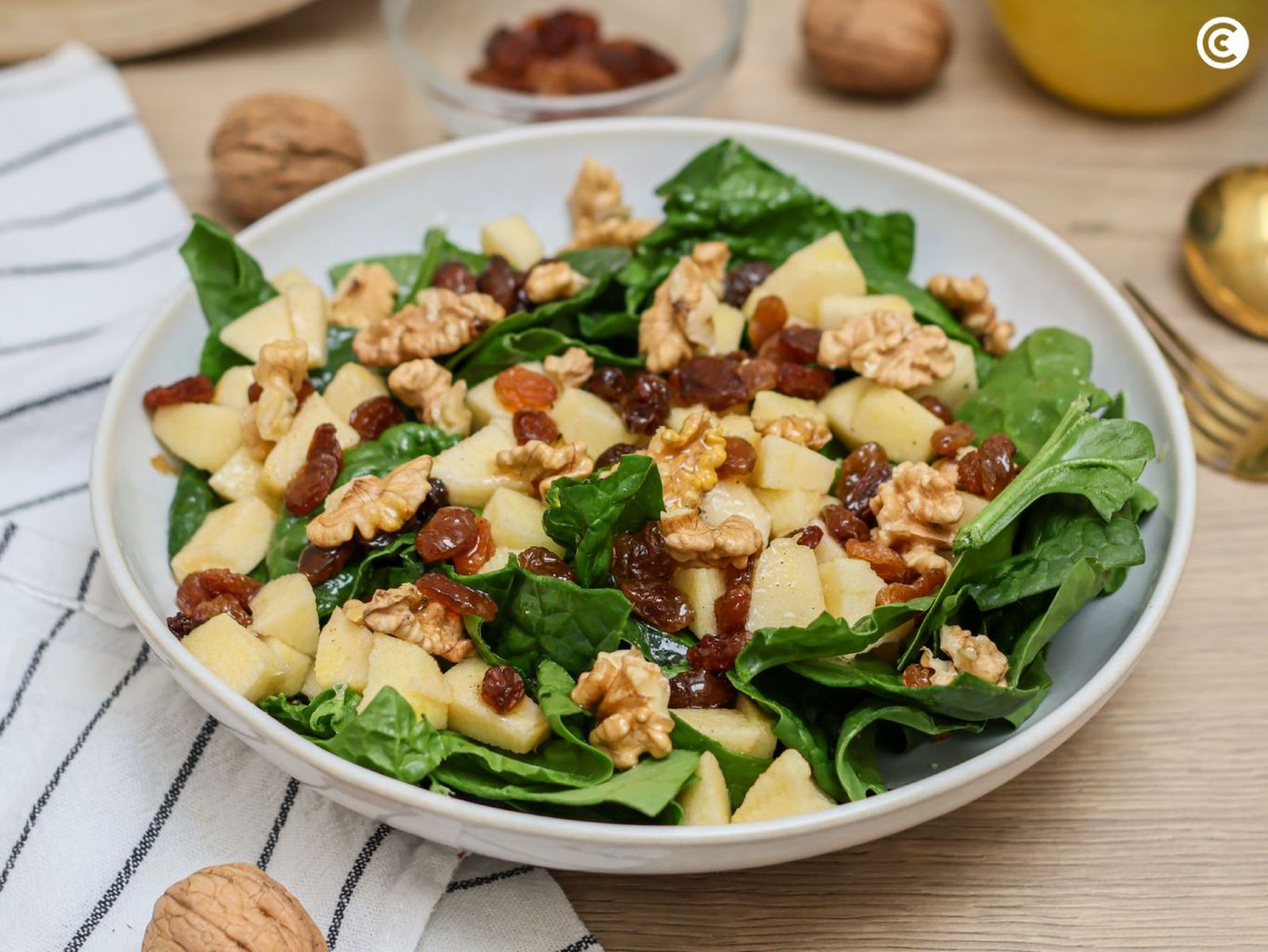 Ensalada de espinacas