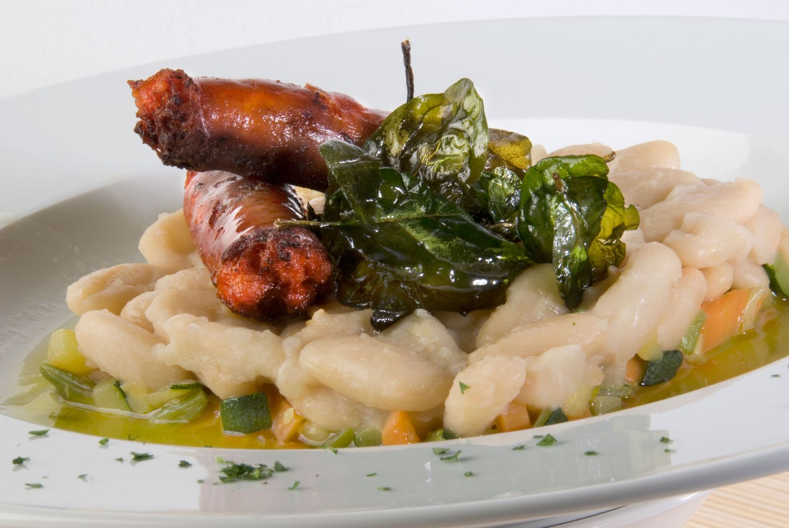 Fabes con verduras