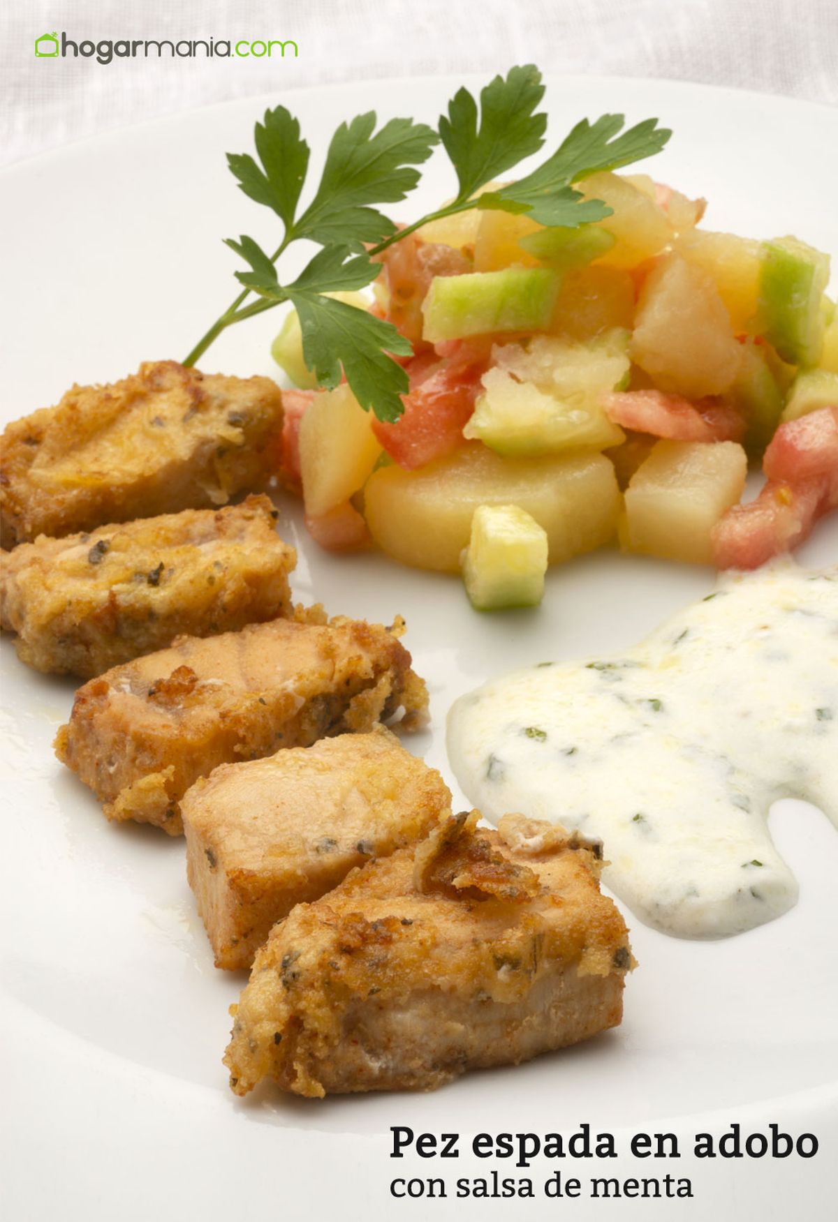 6165 1 Pez espada en adobo con salsa de menta vertical xl