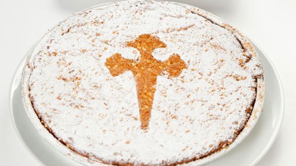 La tradicional Tarta de Santiago