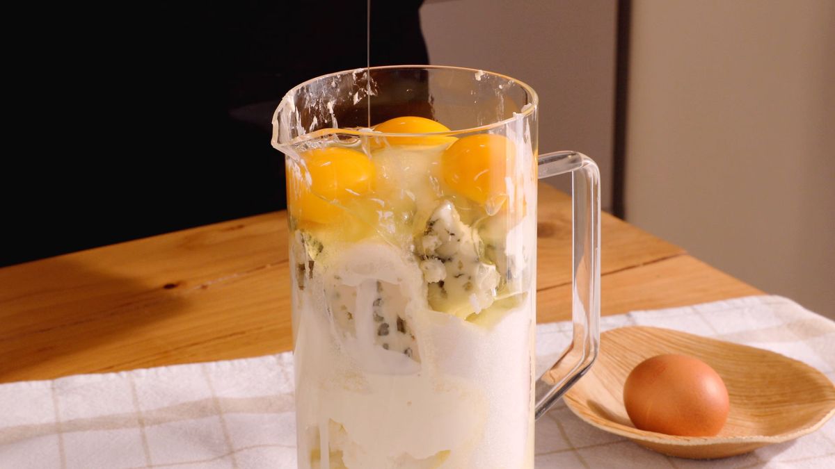 Tarta de queso azul  paso 1