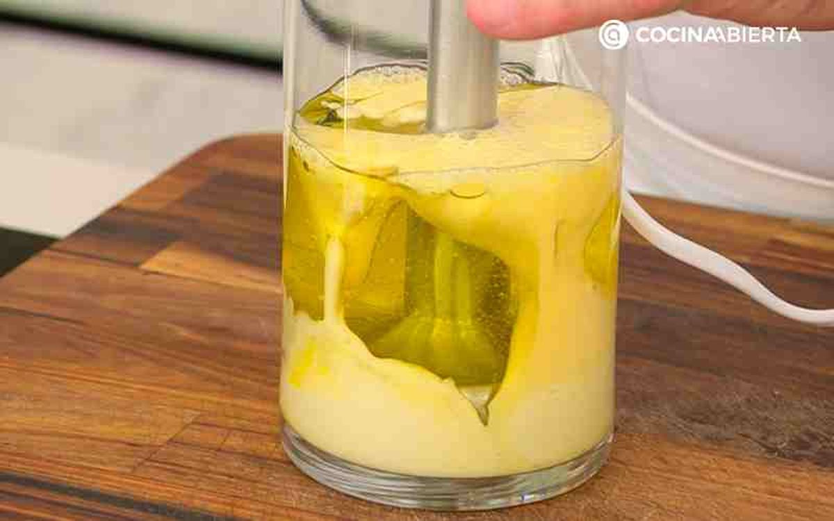 Tritura hasta emulsionar