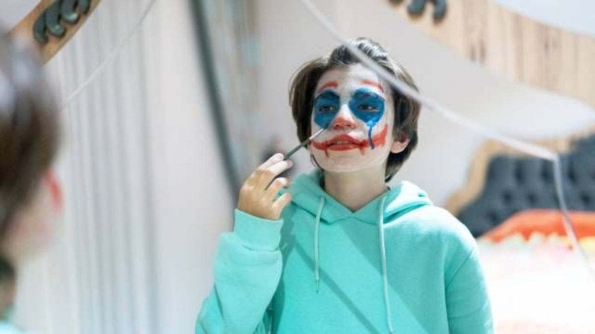 Dentro de los payasos, el maquillaje de Joker es uno de los más demandados por los niños