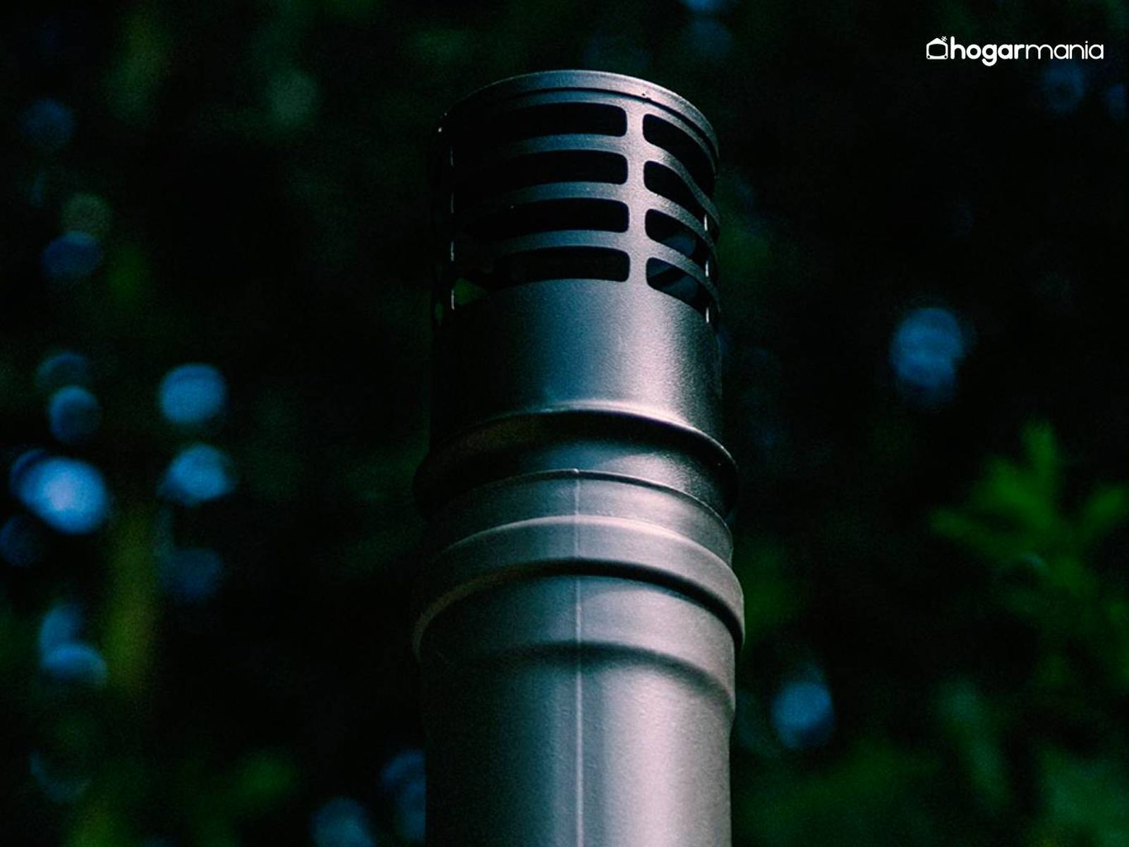 Coloca la chimenea anti viento