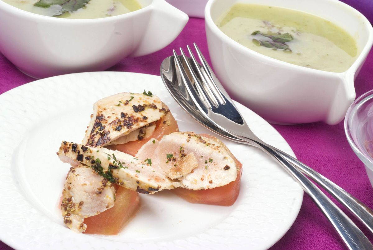 0199 0277 CREMA DE CALABACIN CON PECHUGA DE POLLO xl