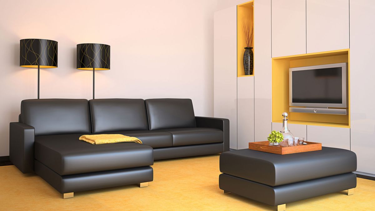 Cómo combinar un sofá negro 1