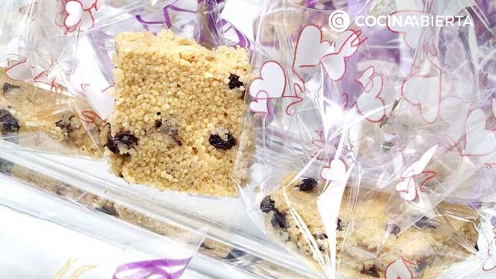 Galletas de cuscús y pasas Galletas de cuscús y pasas