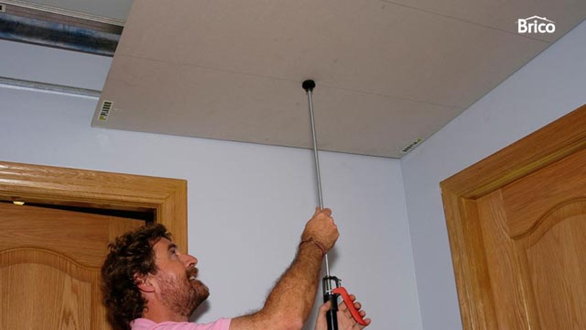 Techo de yeso laminado paso 11