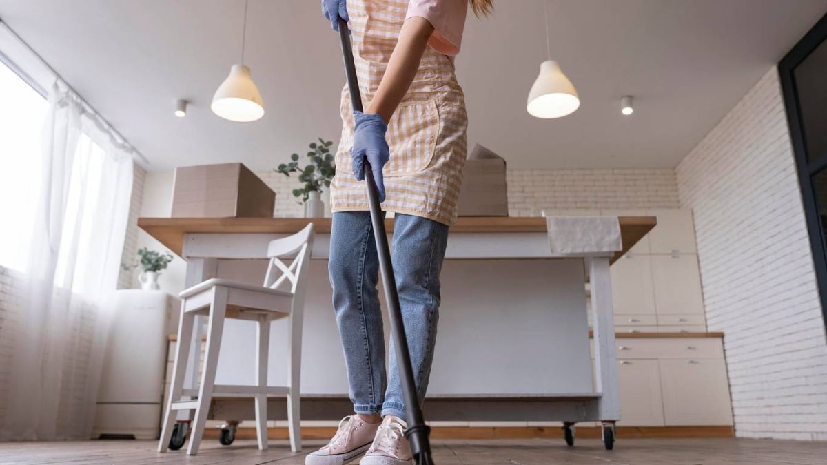 Lista de limpieza básica para el fin de semana.