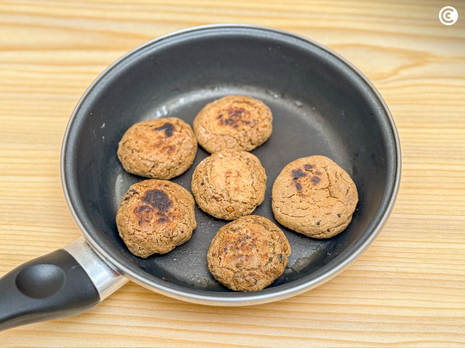 Receta de falafel de lentejas- paso 3 Receta de falafel de lentejas- paso 3