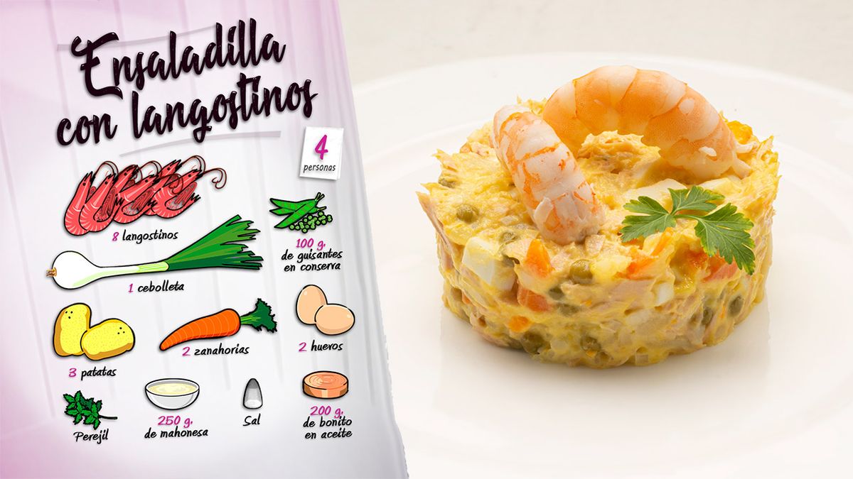 KARL66750320 ensaladilla con langostinos receta karlos arguinano ingredientes