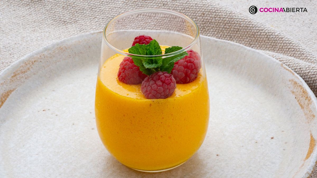 Mousse de mango