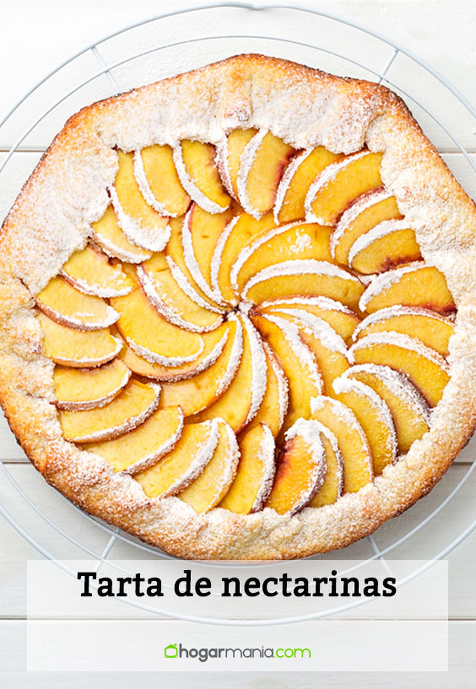 tarta de nectarinas v tarta de nectarinas v