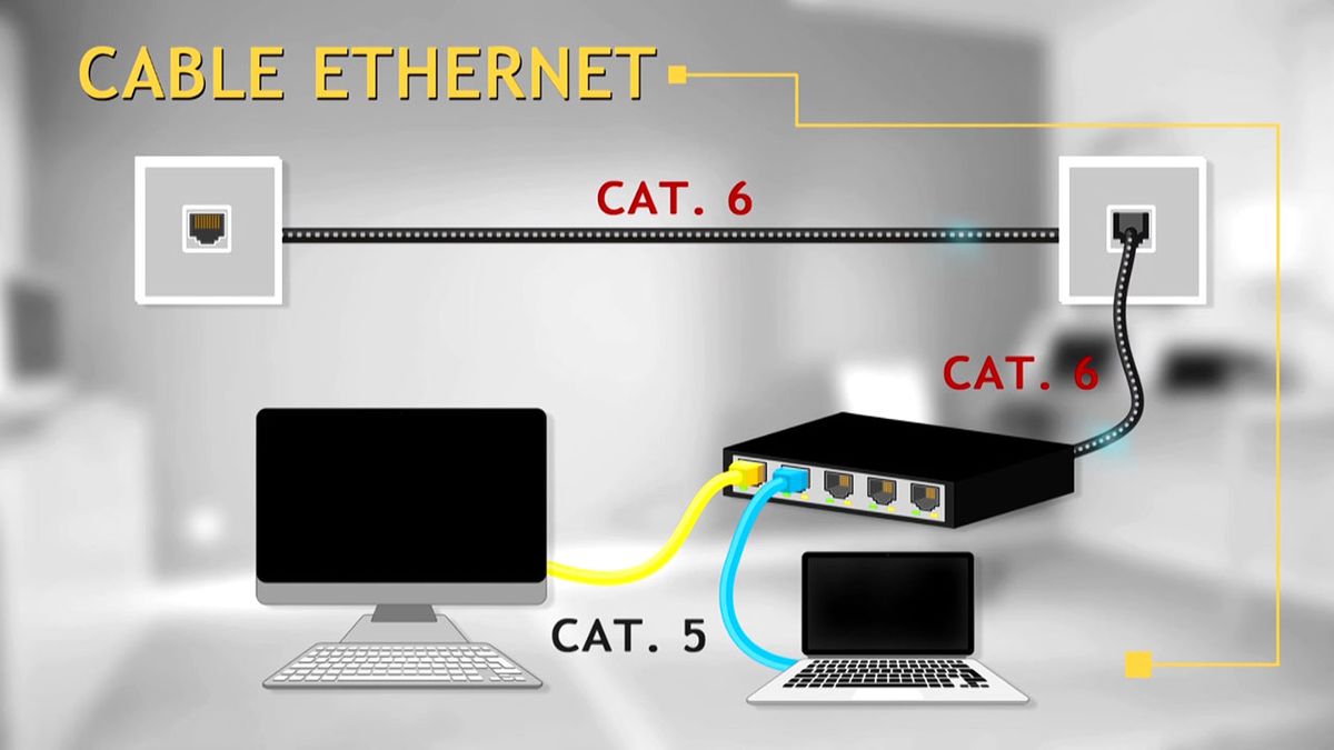 Cómo instalar un cable de red ethernet paso 6