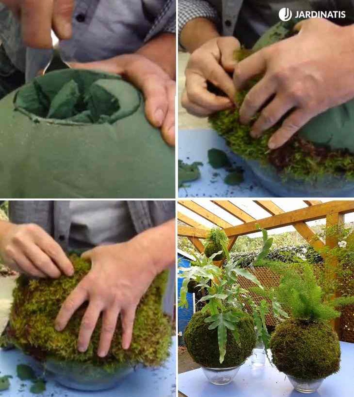 como hacer una kokedama de corcho brico 811