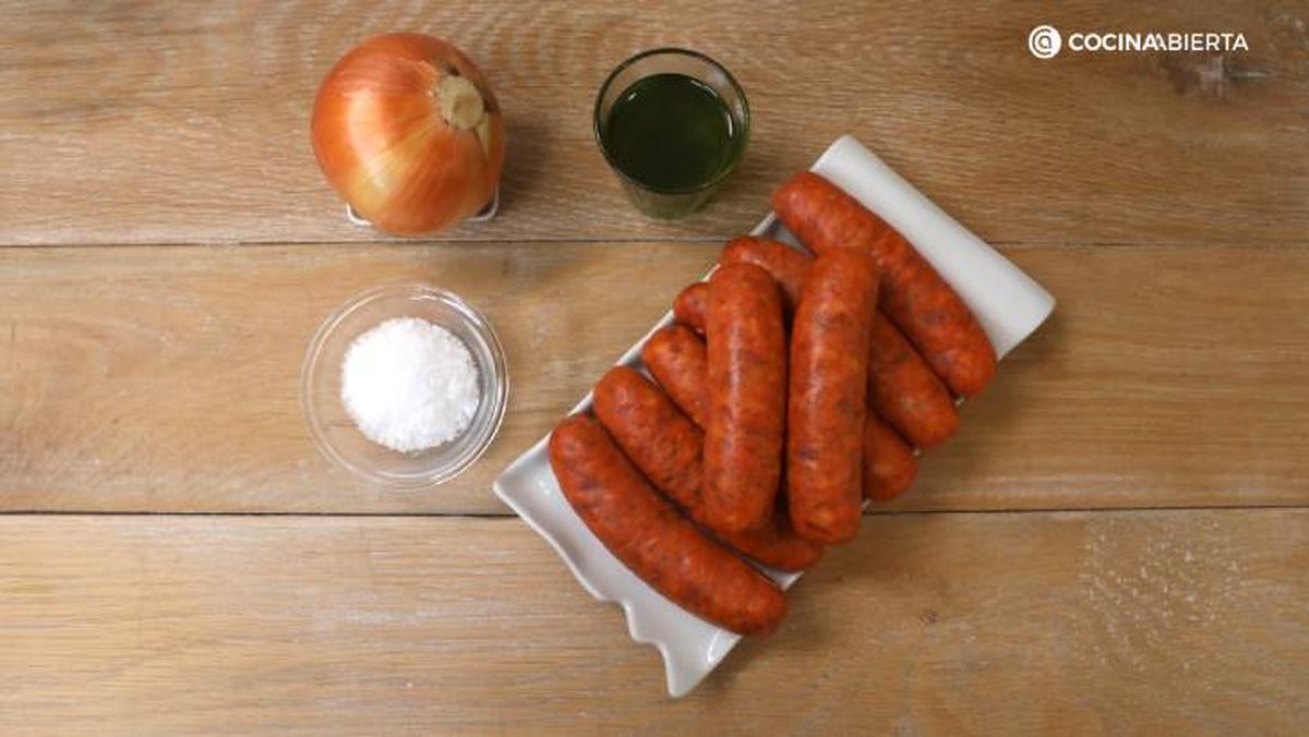 chorizo al vino blanco ingredientes