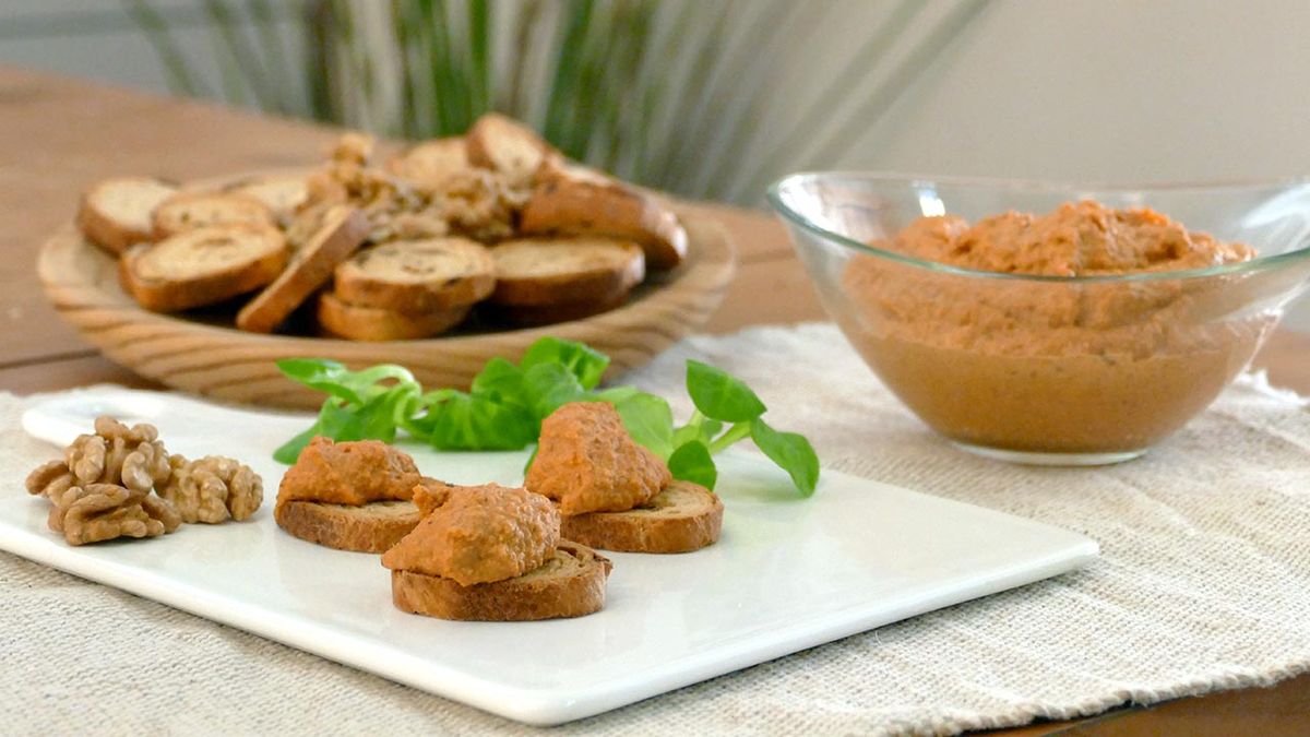 Recetas de patés vegetales   Paté de pimientos