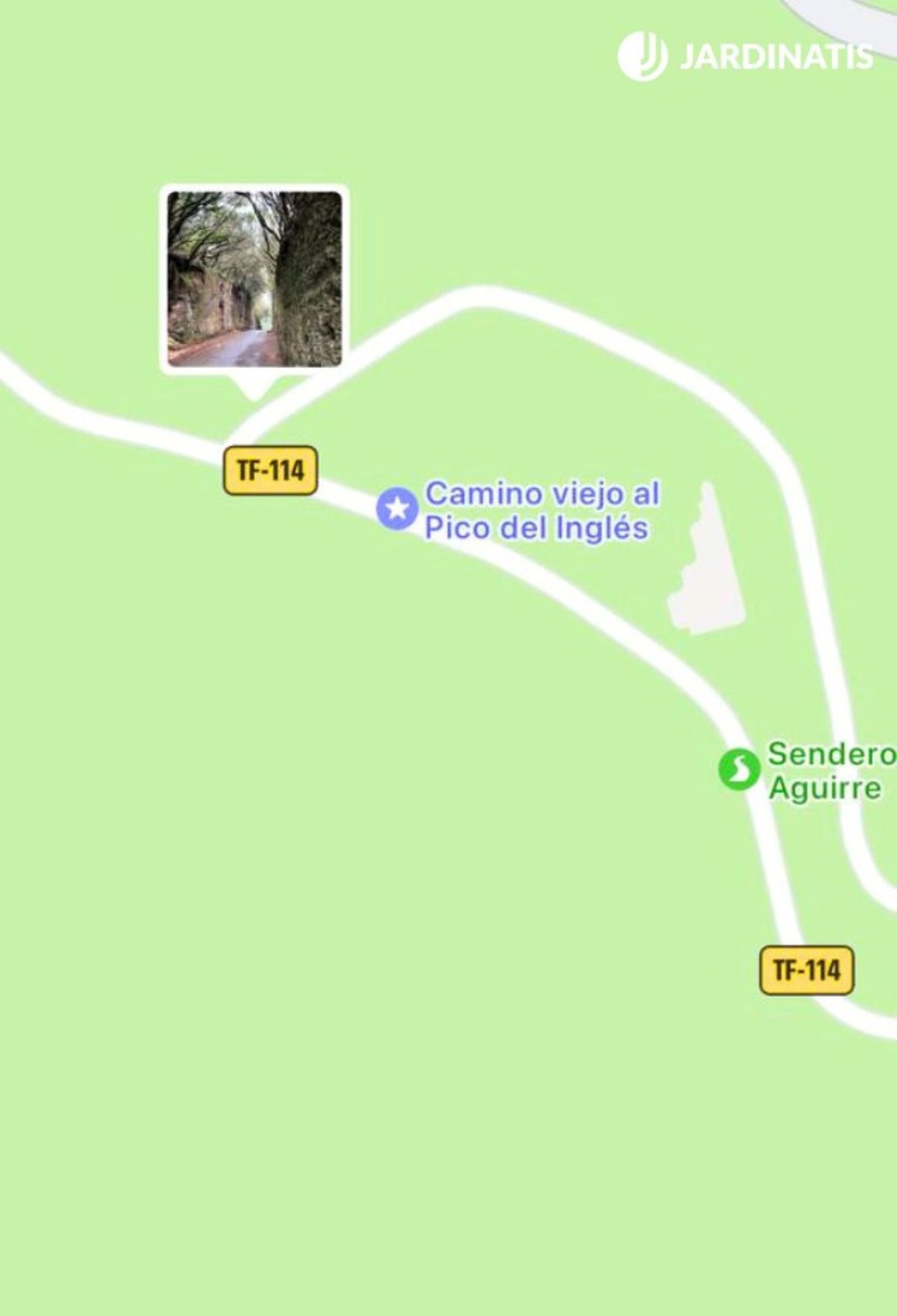 Este rincón se encuentra en el camino viejo al pico del inglés Este rincón se encuentra en el camino viejo al pico del inglés