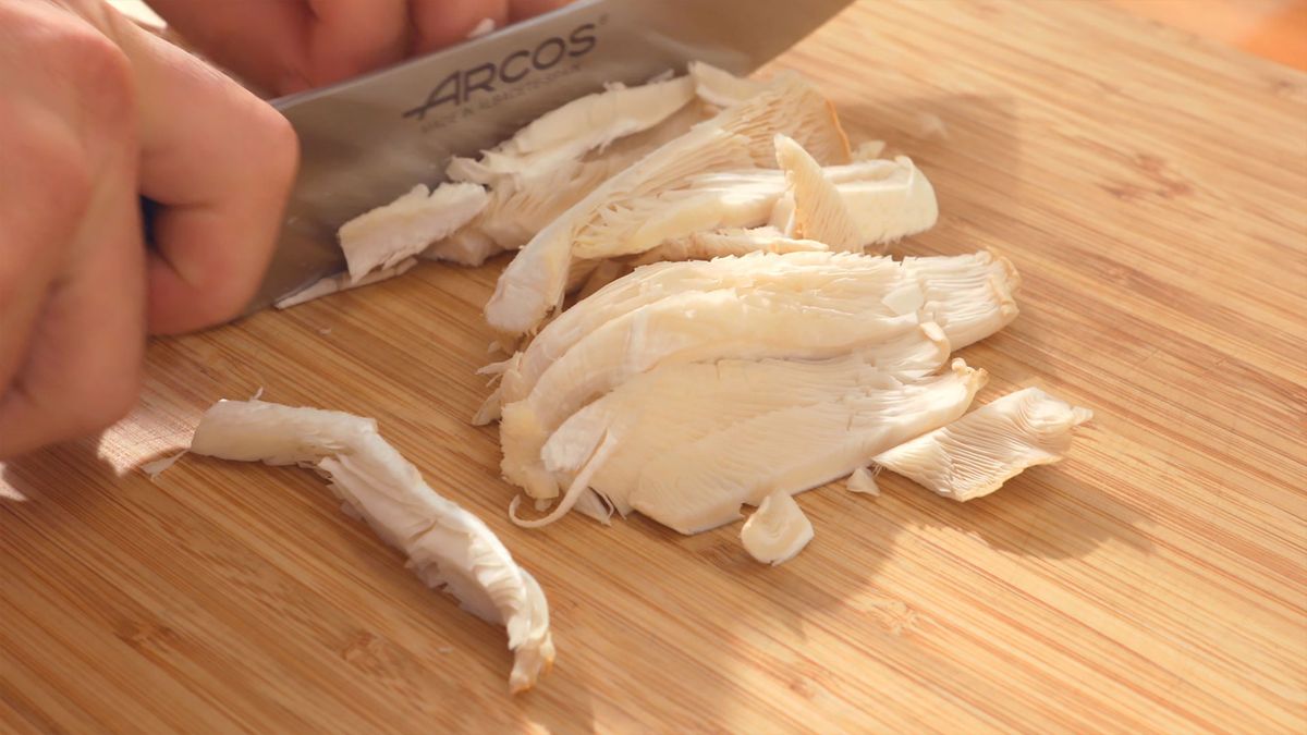 Receta revuelto de setas  paso 1