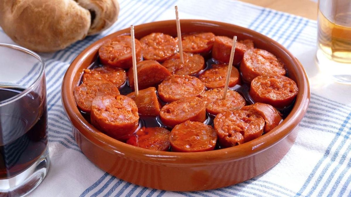 Receta chorizos a la sidra  principal