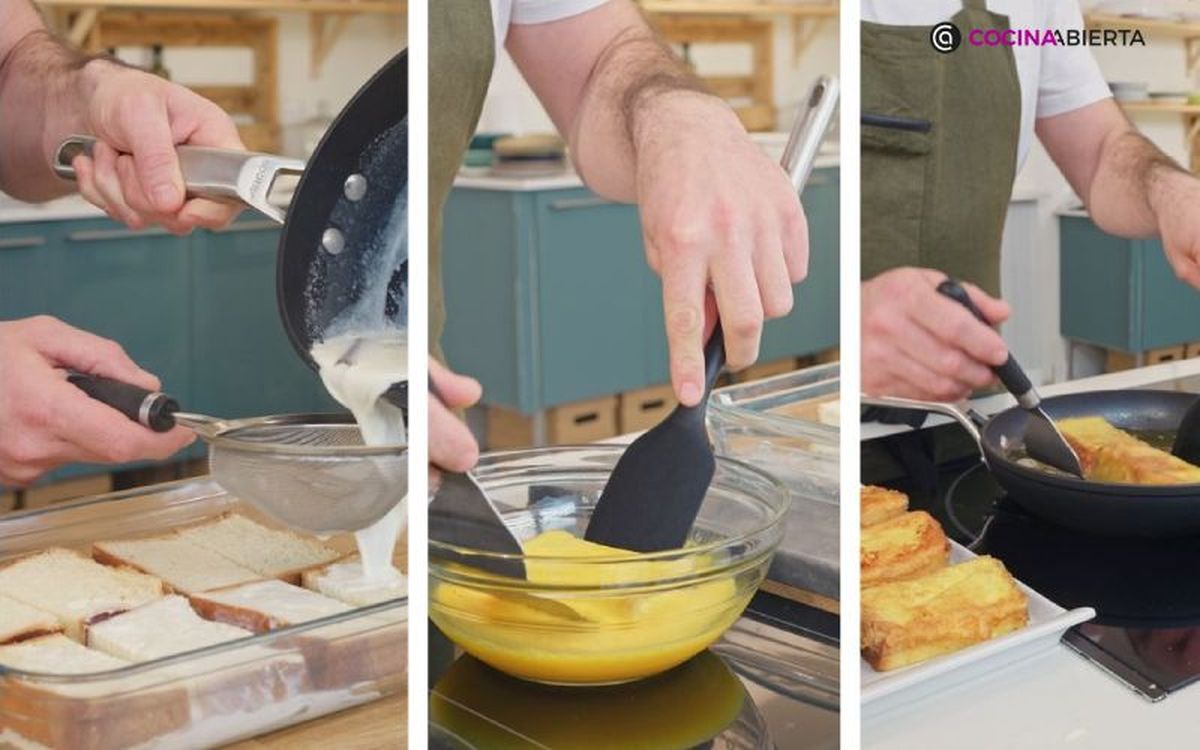 Las torrijas de joseba arguiñano - paso a paso