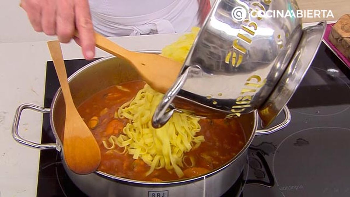 tallarines con mejillons receta karlos arguinano karl67510321 paso3