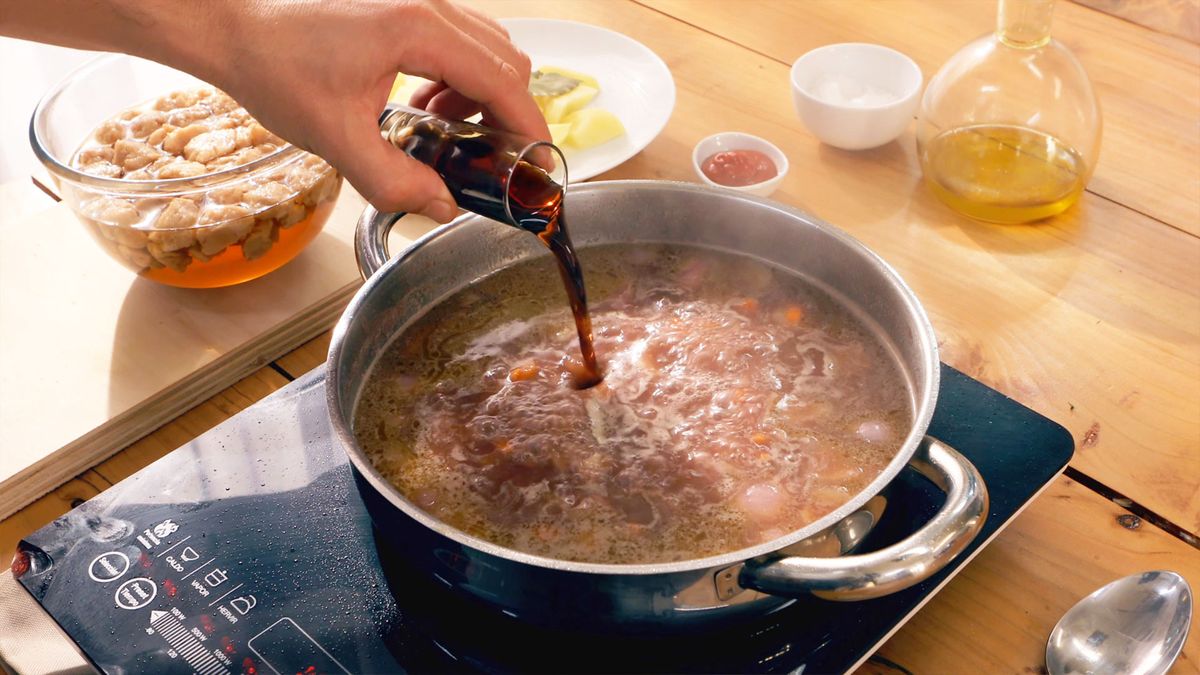 Receta de estofado vegano  paso 5