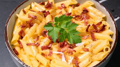 Macarrones a la carbonara