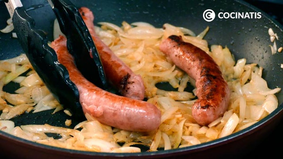 Receta de salchichas al vino blanco  paso 3