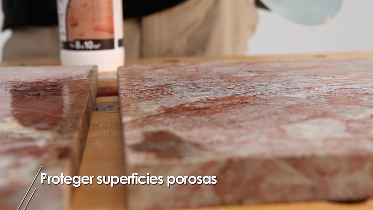 Como proteger superficies porosas paso 5