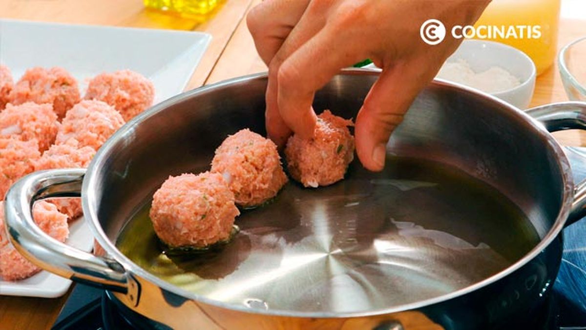 Albóndigas de pollo   Paso 2