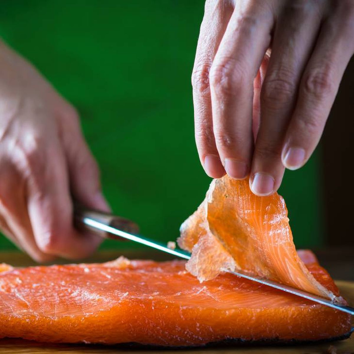 salmon marinado receta