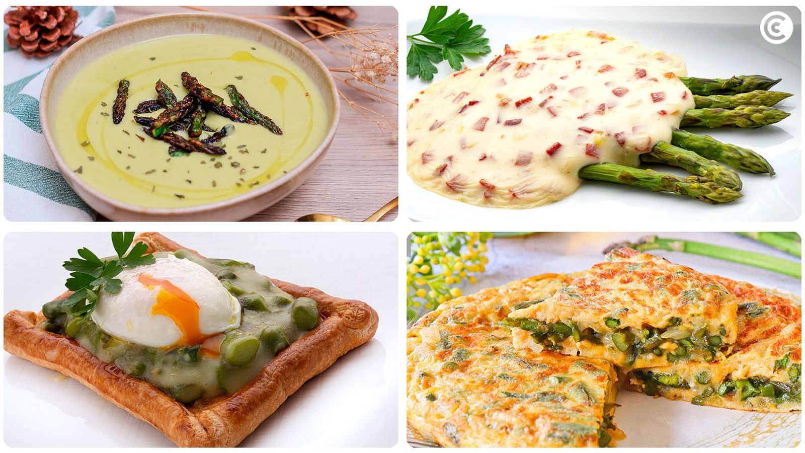 Espárragos verdes recetas fáciles